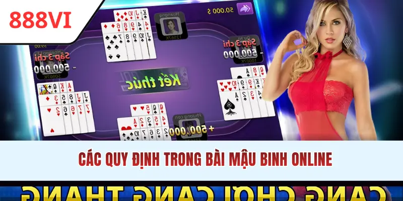 Các quy định trong bài Mậu Binh online