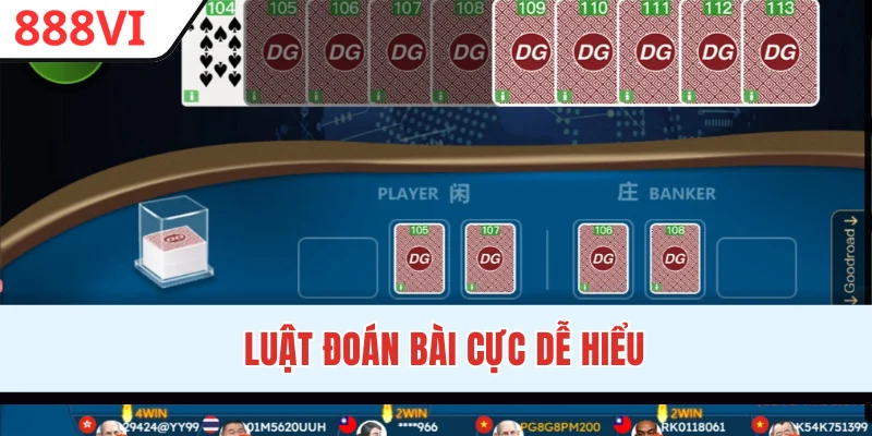 Luật đoán bài cực dễ hiểu